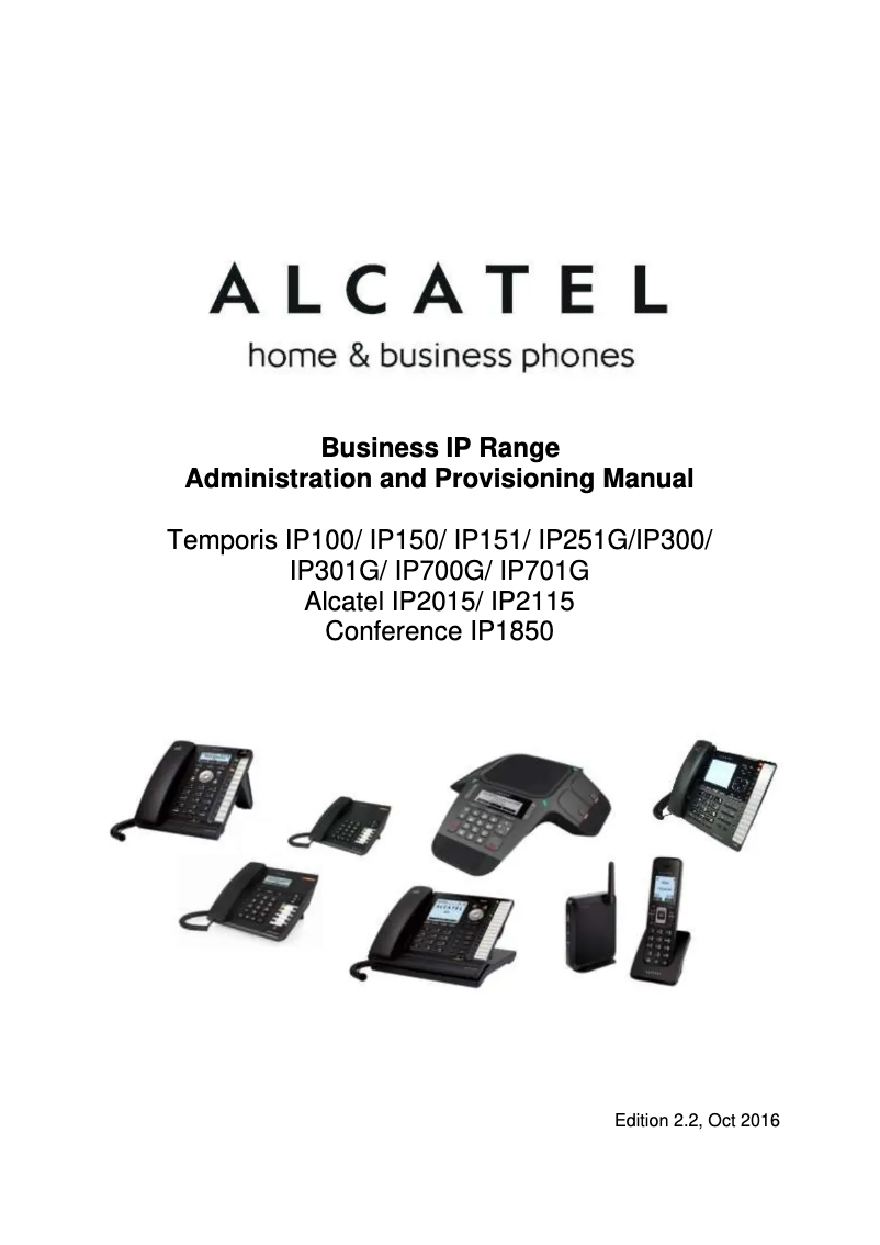 Imagen de la primera página del manual del dispositivo Temporis IP901G