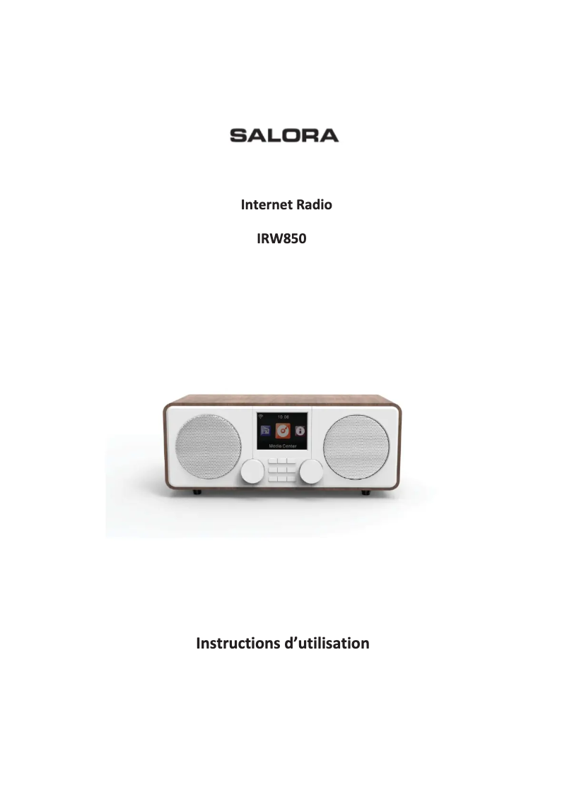 Page n°1 - Manuel utilisateur Salora IRW850