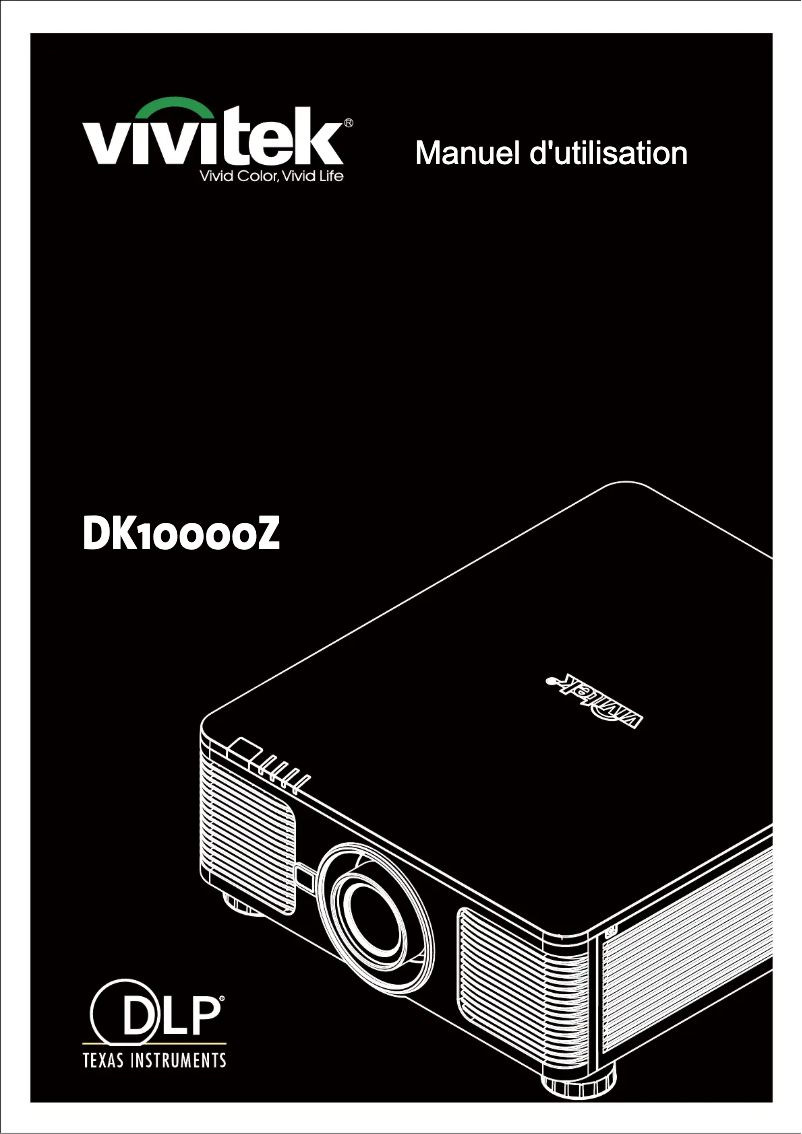 Image de la première page du manuel de l'appareil DK10000Z