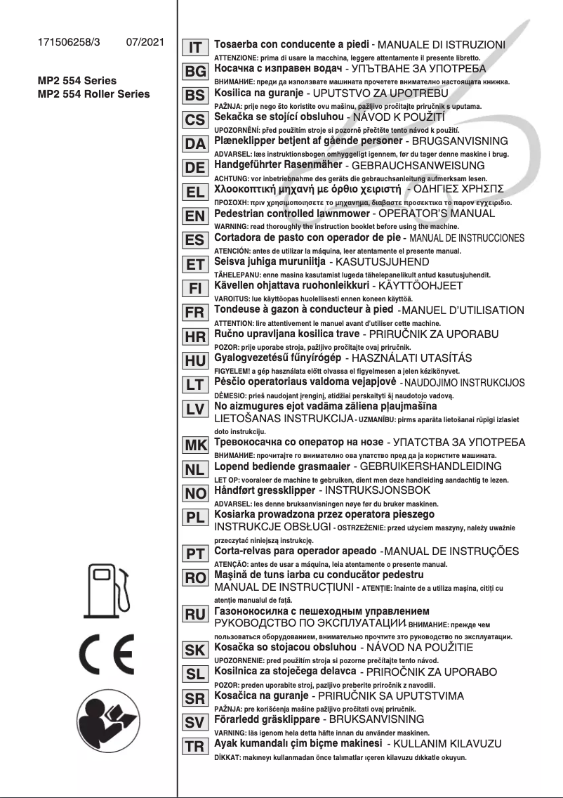 Page n°1 - Manuel utilisateur Stiga Twinclip 55 S H BBC