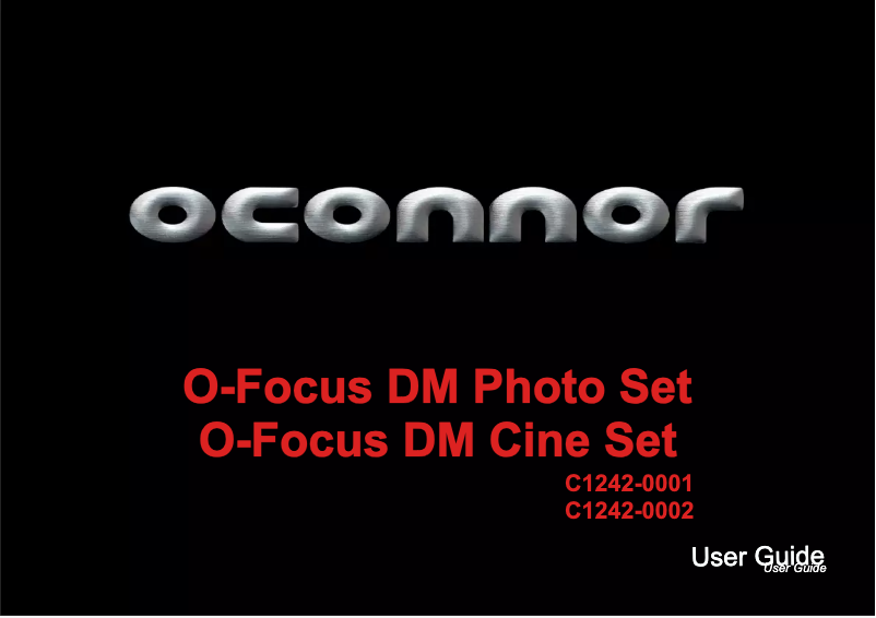 Page n°1 - Manuel utilisateur OConnor O-Focus Dual Mini Photo Set