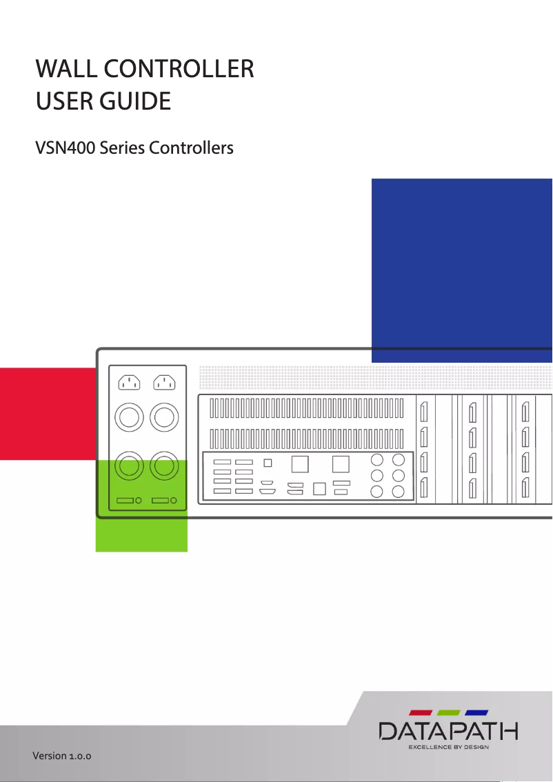 Página 1 del manual Manual de usuario Datapath VSN450