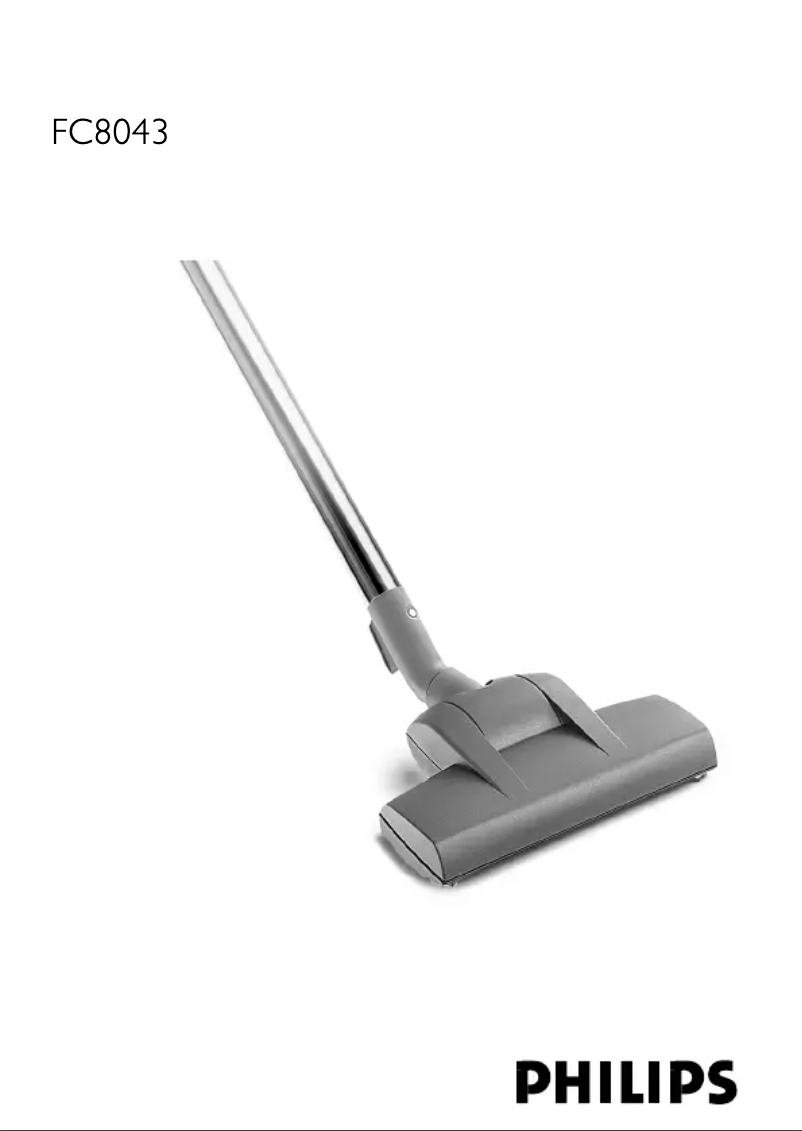 Page 1 de la notice Manuel utilisateur Philips FC8043
