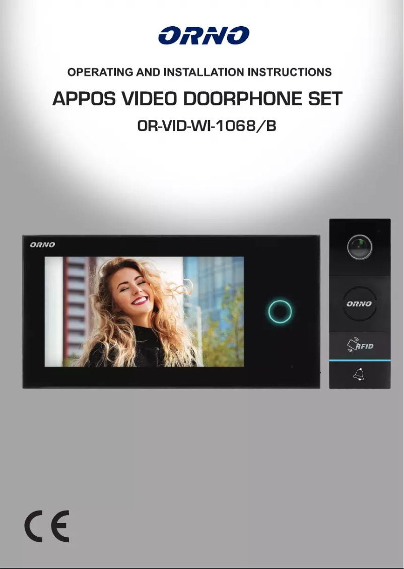 Image de la première page du manuel de l'appareil OR-VID-WI-1068