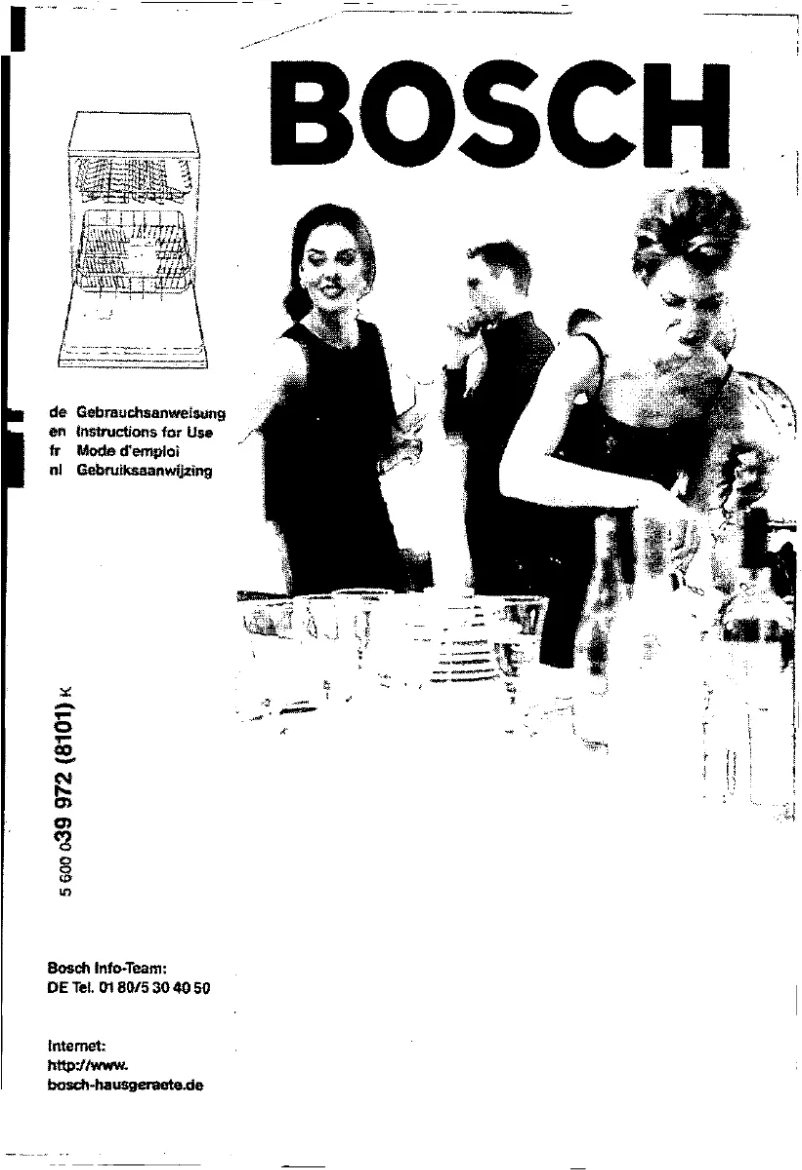 Image de la première page du manuel de l'appareil SGS4722EU