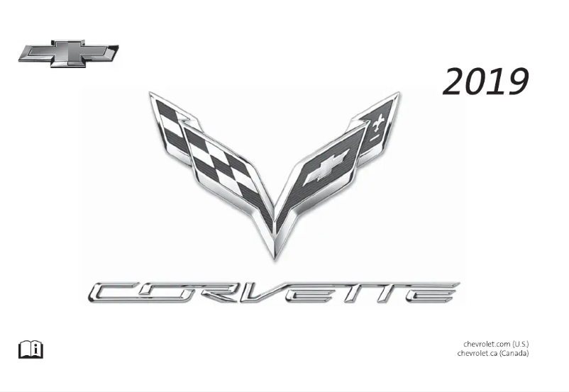 Image de la première page du manuel de l'appareil Corvette Stingray (2019)