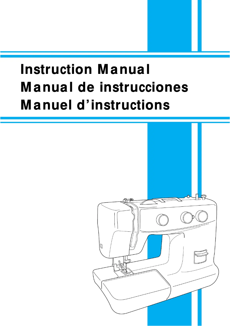 Page 1 de la notice Manuel utilisateur Brother XL-5232