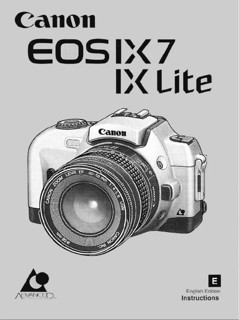 Page 1 de la notice Manuel utilisateur Canon EOS IX Lite