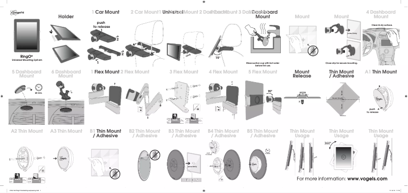 Página 1 del manual Manual de usuario Vogel's TMS 1010