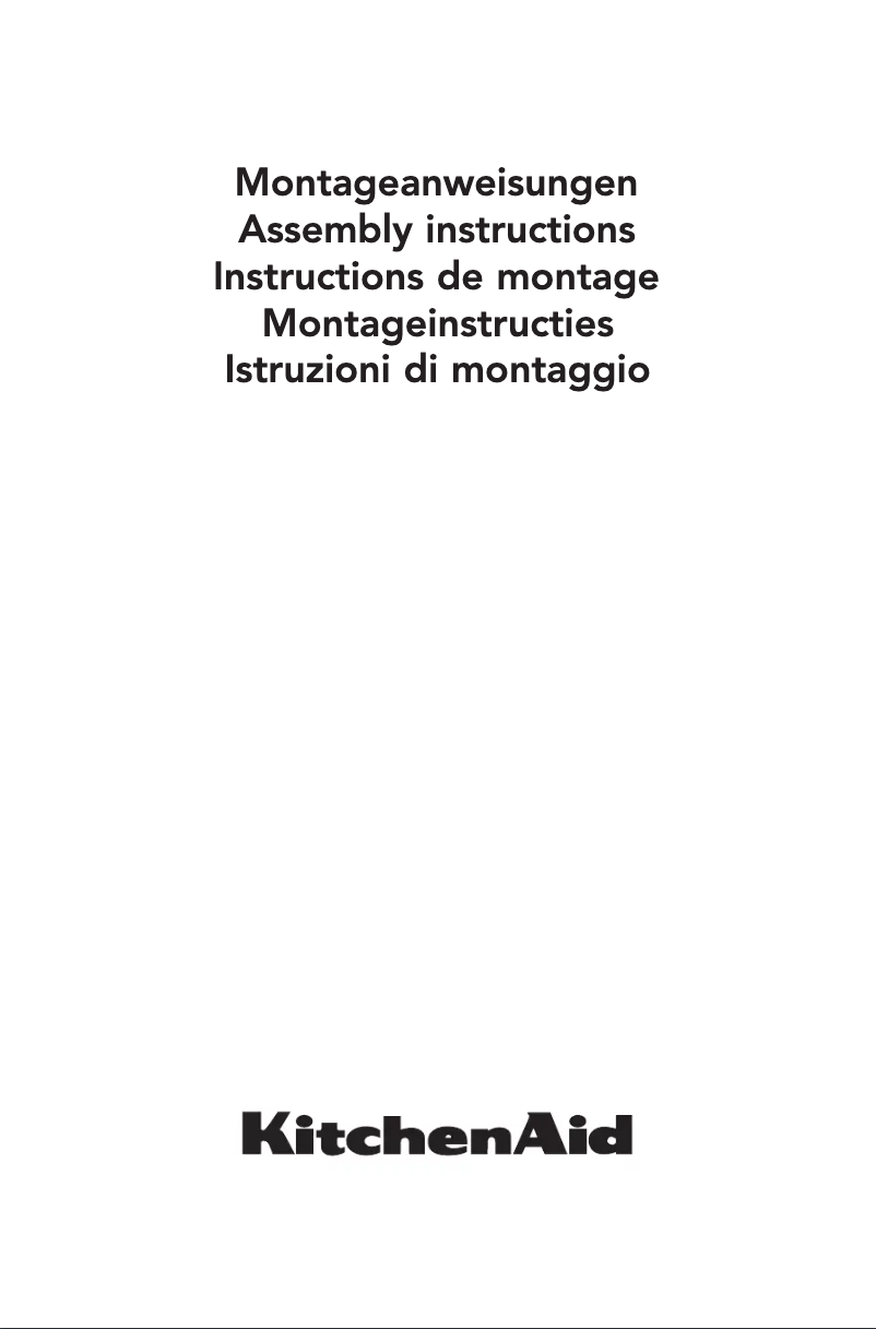 Page 1 de la notice Manuel utilisateur KitchenAid KDSCM 82130