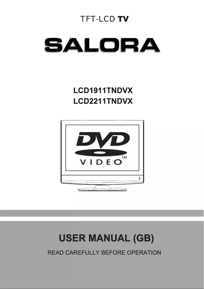 Image de la première page du manuel de l'appareil LCD2211TNDVX