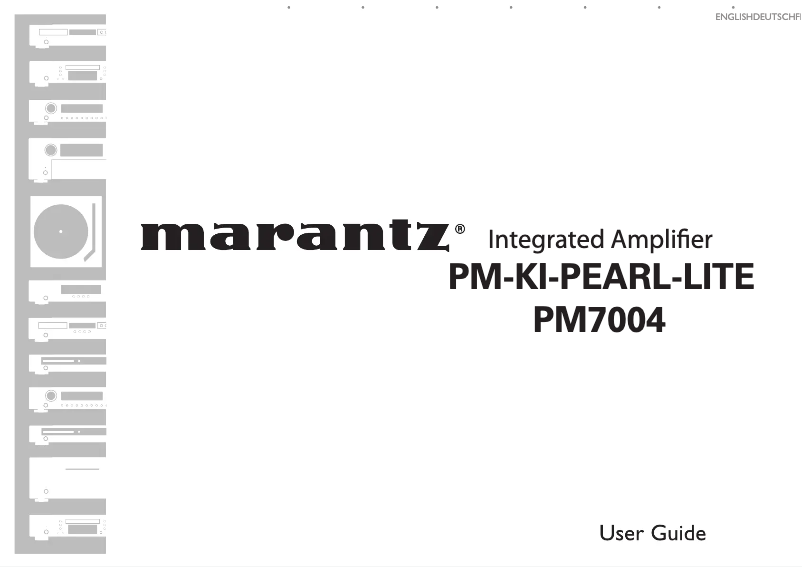 Page 1 de la notice Manuel utilisateur Marantz PM7004