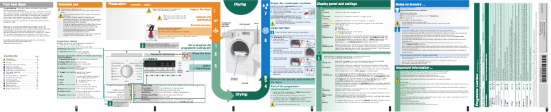 Page 1 de la notice Manuel utilisateur Siemens WT46W247DN