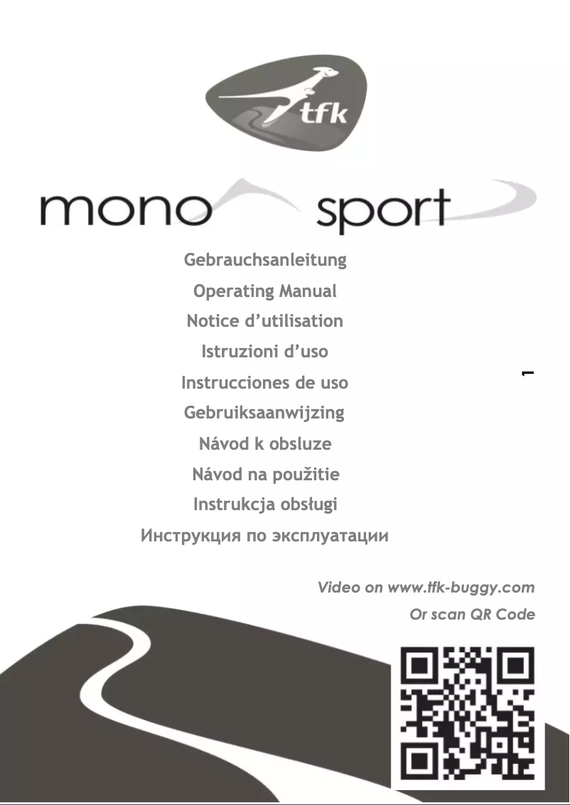 Page 1 de la notice Manuel utilisateur TfK Mono Sport