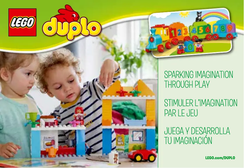 Page 1 de la notice Manuel utilisateur Lego Duplo 10851