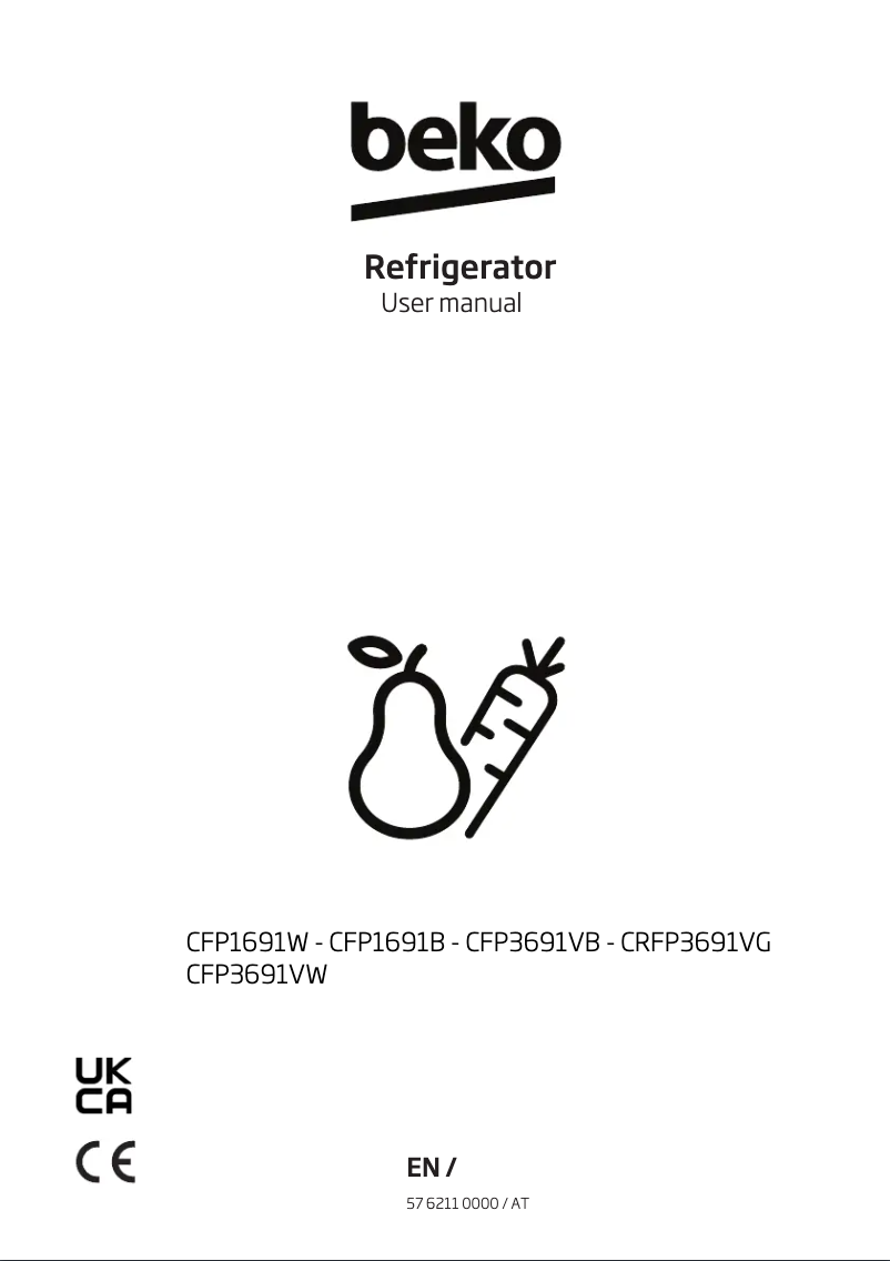 Image de la première page du manuel de l'appareil CFP3691VB