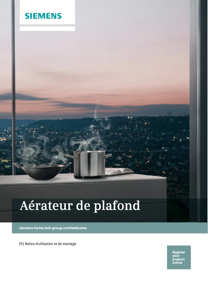 Image de la première page du manuel de l'appareil iQ700 LR29CQS25