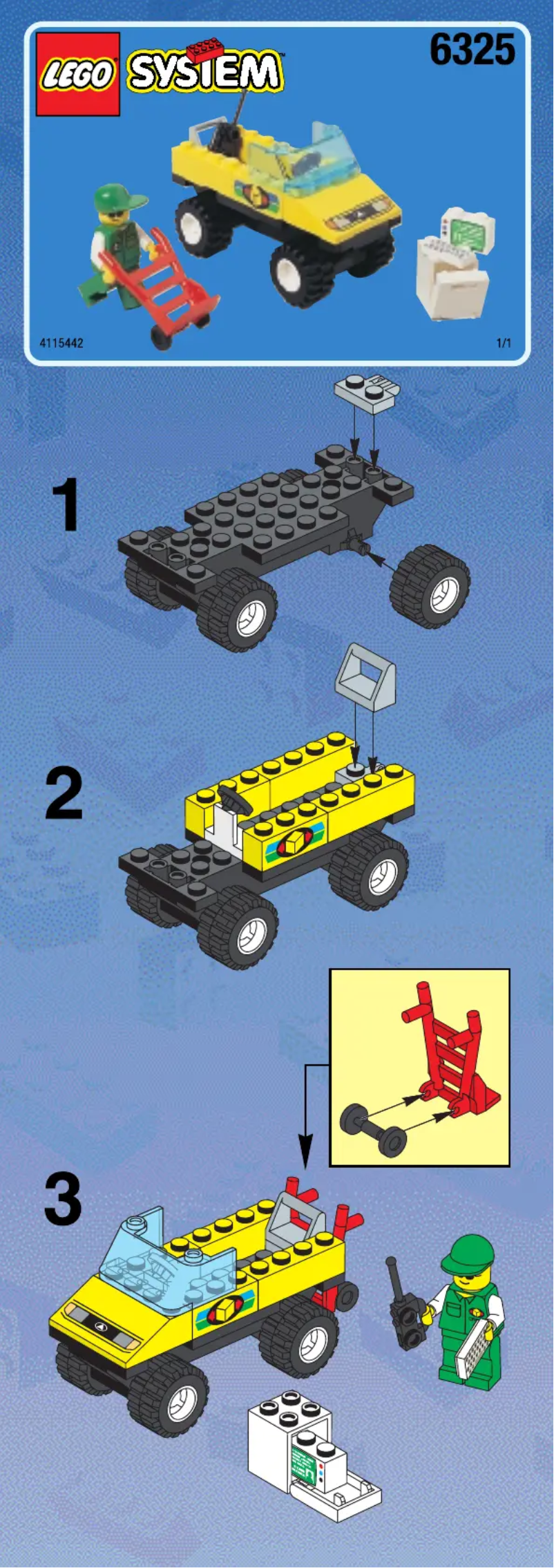 Image de la première page du manuel de l'appareil Cargo Express