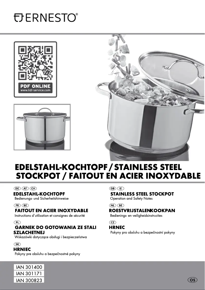 Image de la première page du manuel de l'appareil IAN 301400