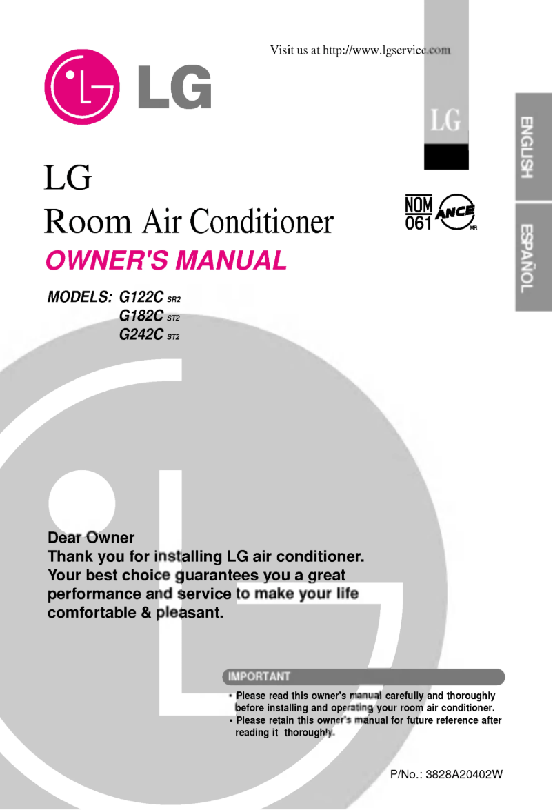 Page n°1 - Manuel utilisateur LG G182C