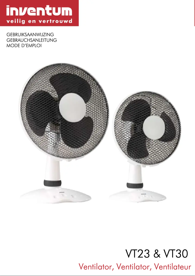 Página 1 del manual Manual de usuario Inventum VT23