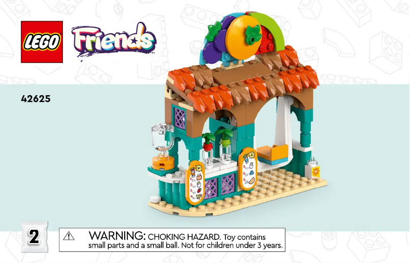 Page n°1 - Manuel utilisateur Lego Friends 42625