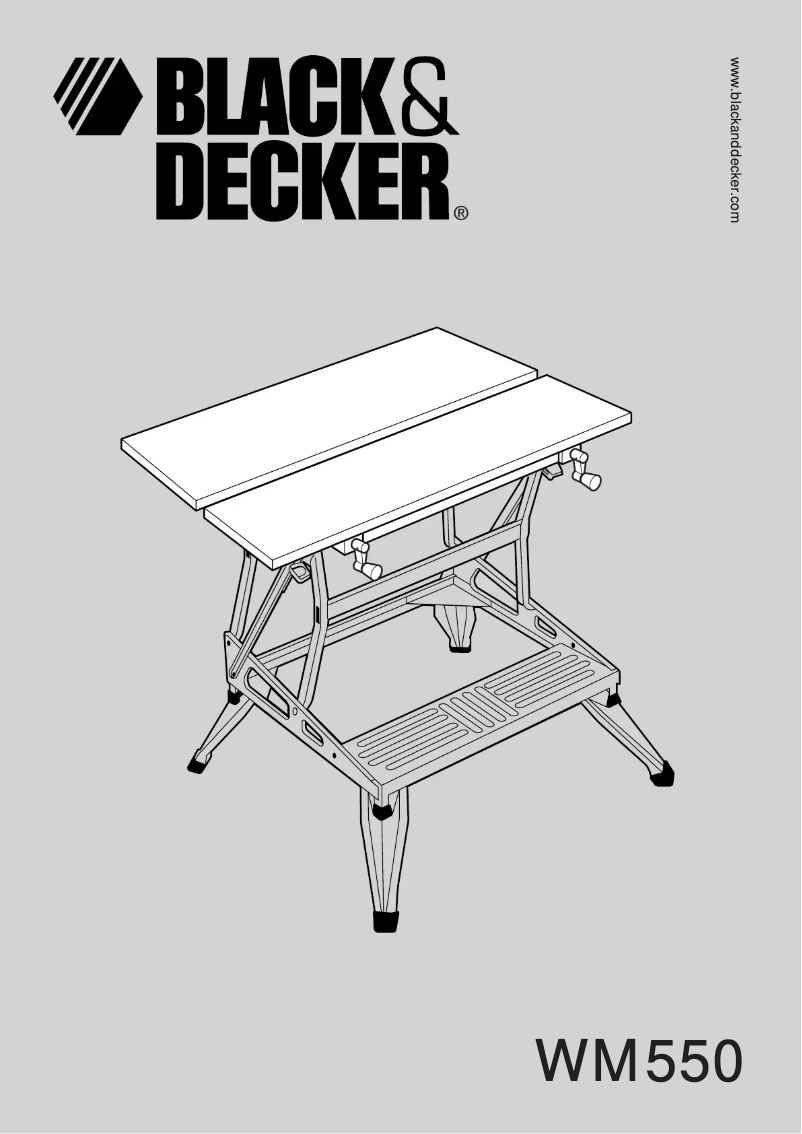 Page 1 de la notice Manuel utilisateur Black & Decker WM550