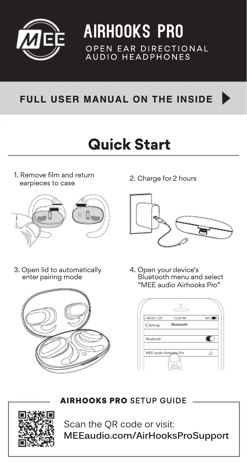 Image de la première page du manuel de l'appareil AirHooks Pro