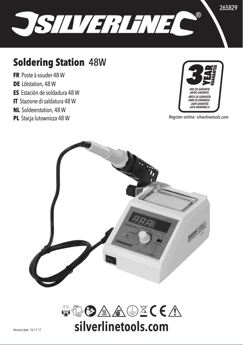 Image de la première page du manuel de l'appareil 265829