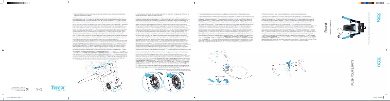Page 1 de la notice Manuel utilisateur Garmin Tacx Boost