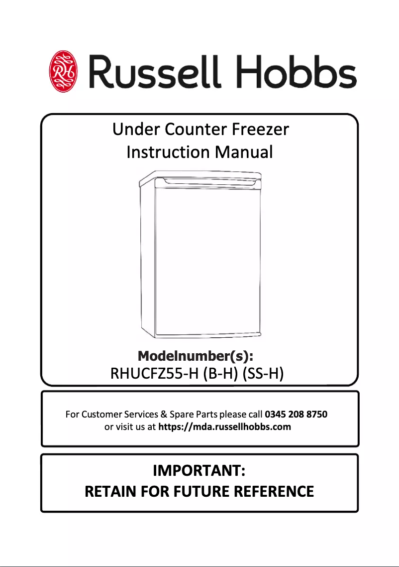 Image de la première page du manuel de l'appareil RHUCFZ55-H