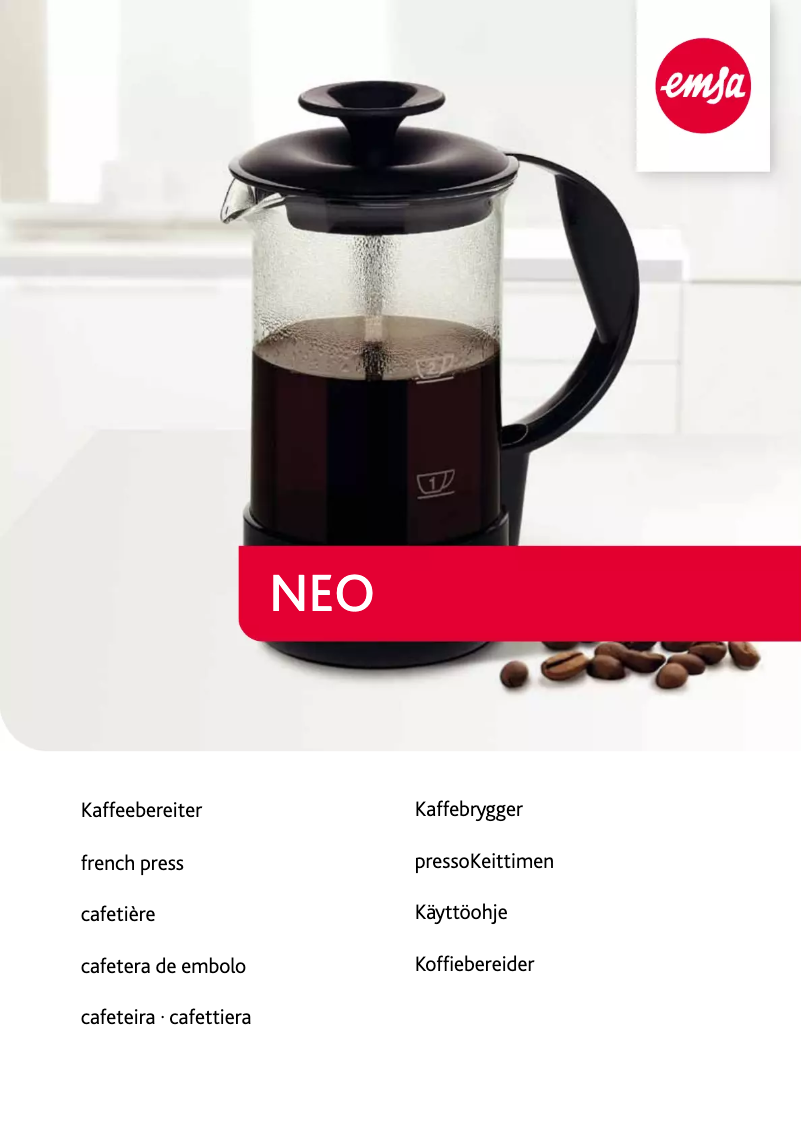 Page 1 de la notice Manuel utilisateur EMSA Neo