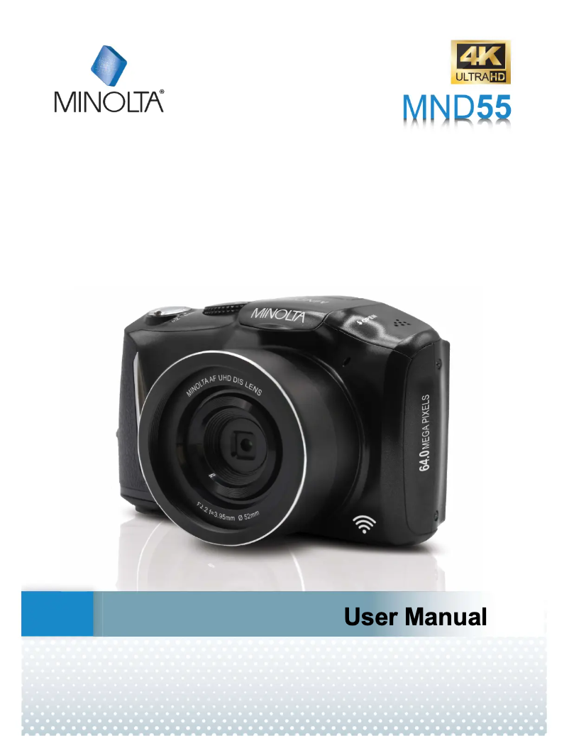 Page n°1 - Manuel utilisateur Minolta MND55