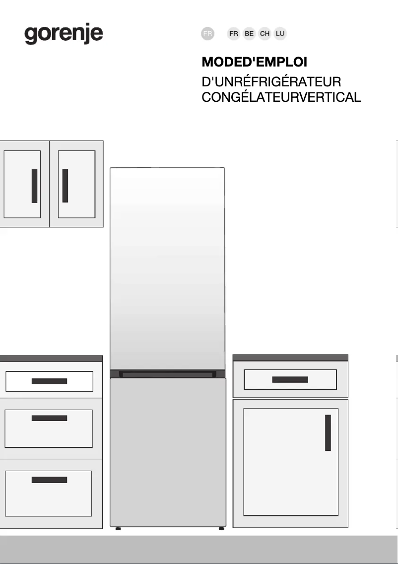 Page n°1 - Manuel utilisateur Gorenje NRK62CA2XL4