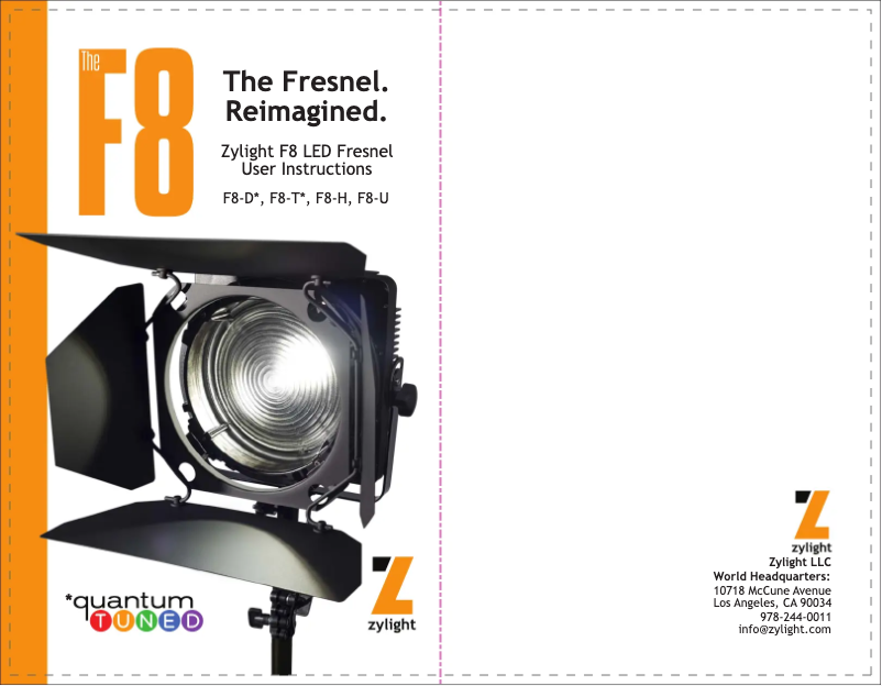 Imagen de la primera página del manual del dispositivo F8-T