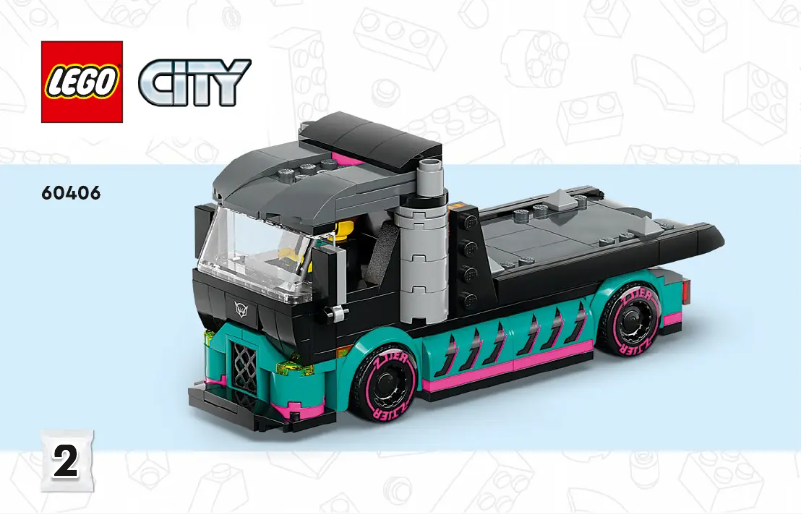 Page n°1 - Manuel utilisateur Lego City 60406