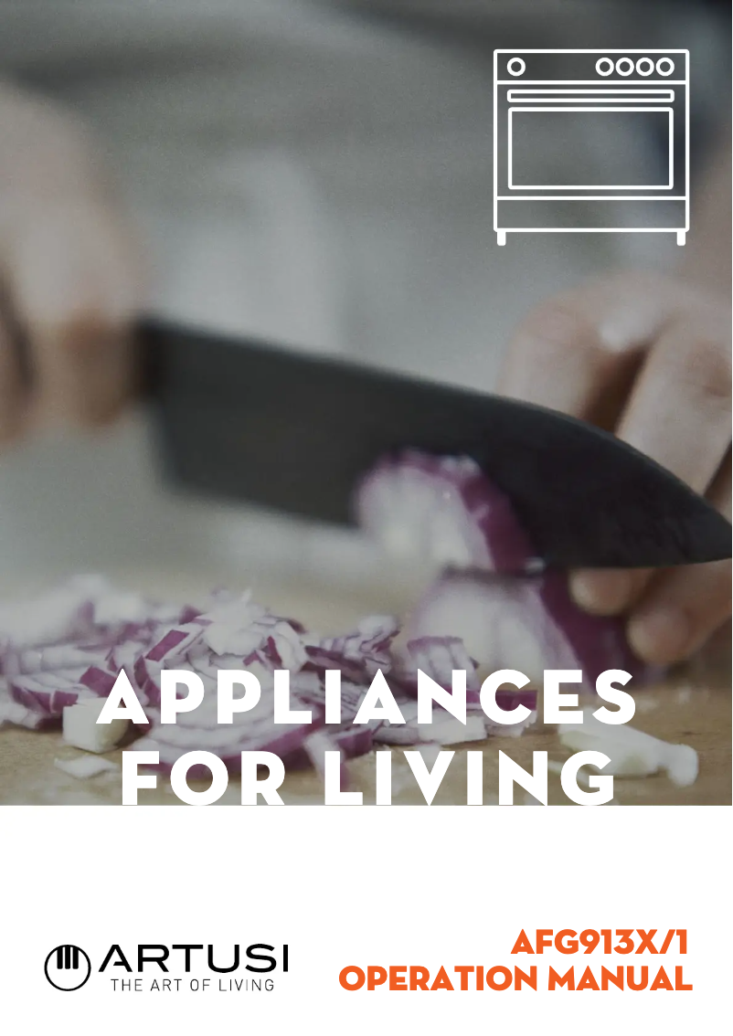 Page 1 de la notice Manuel utilisateur Artusi AFG913X/1