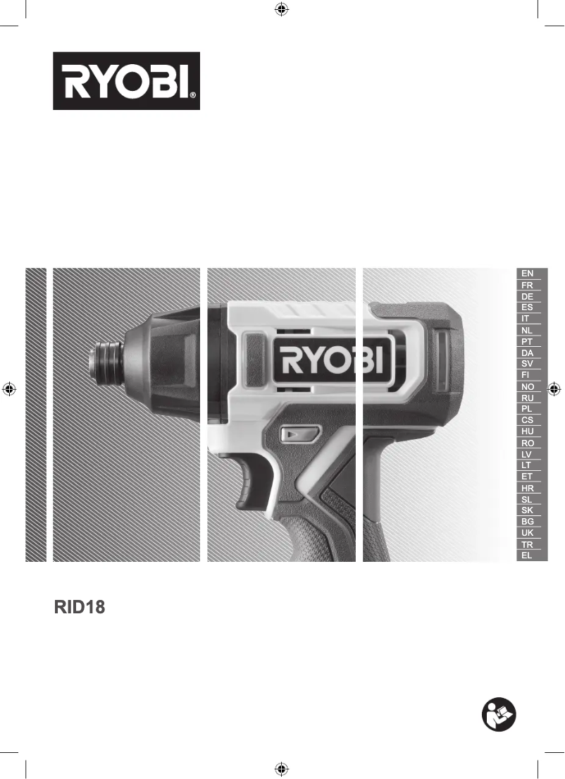 Page 1 de la notice Manuel utilisateur RYOBI One+ RID18