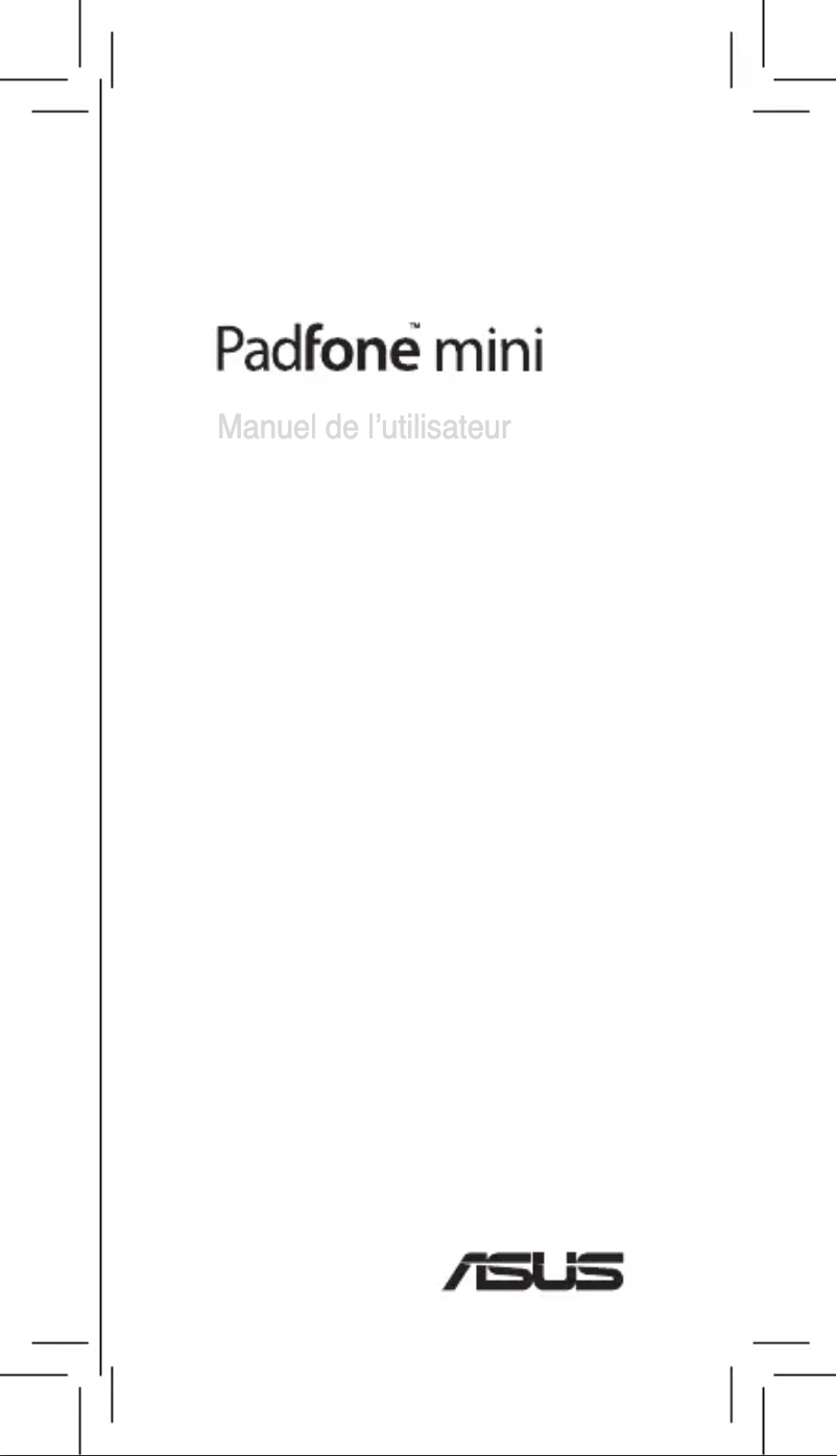 Page 1 de la notice Manuel utilisateur Asus Padfone Mini