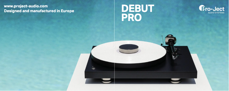 Página 1 del manual Folleto Pro-Ject Debut PRO B