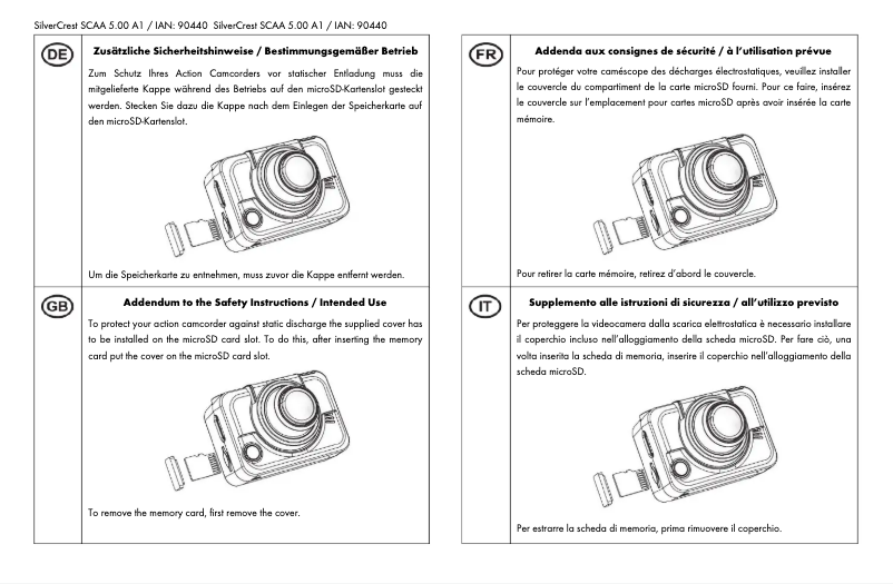 Page 1 de la notice Manuel utilisateur SilverCrest SCAA 5.00 A1