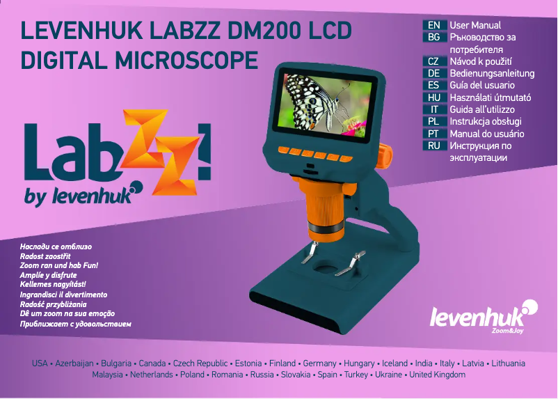 Image de la première page du manuel de l'appareil LabZZ DM200