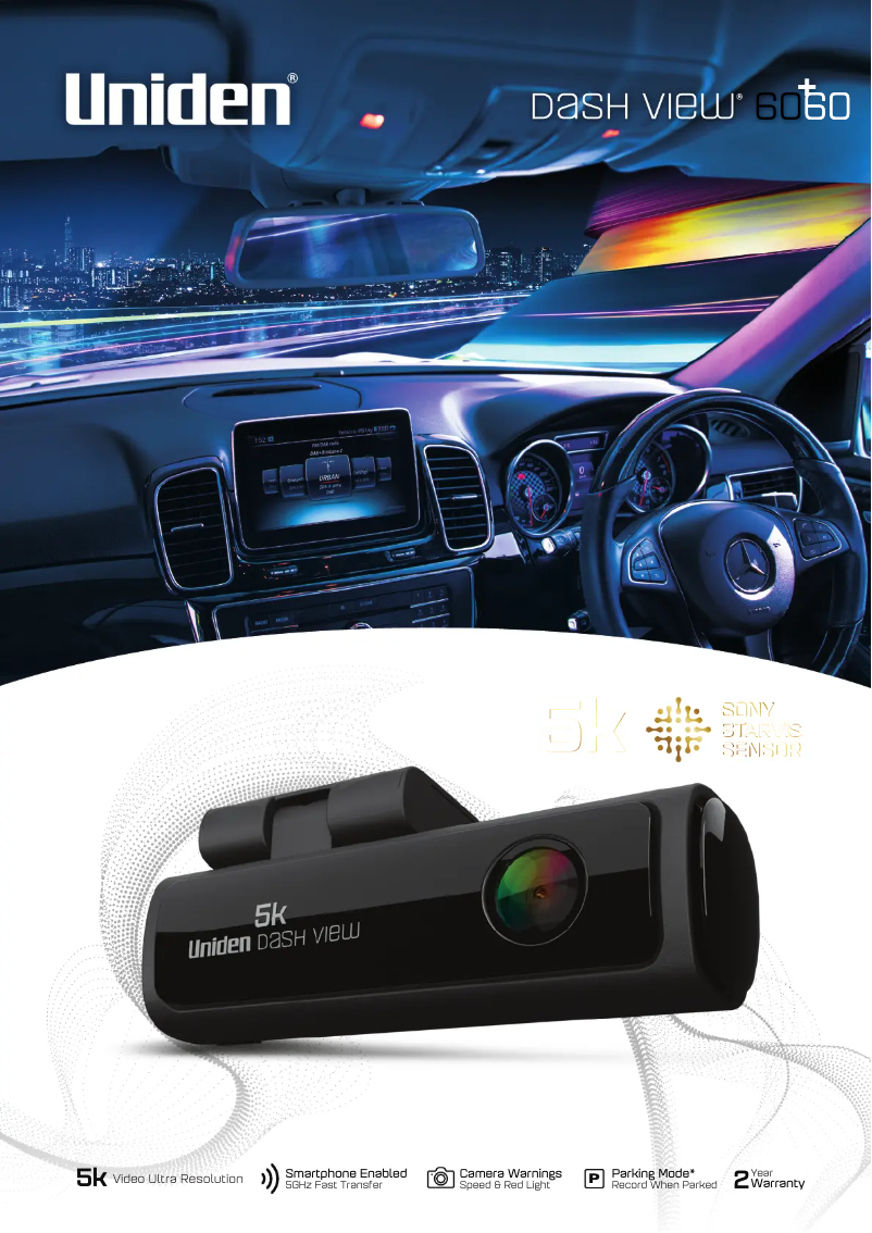 Page n°1 - Brochure Uniden Dash View 60+