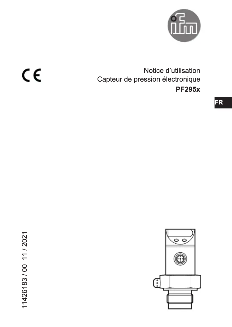 Image de la première page du manuel de l'appareil PF2954