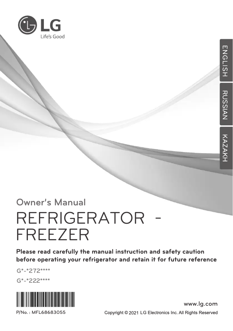 Page 1 de la notice Manuel utilisateur LG GN-C272SMCB