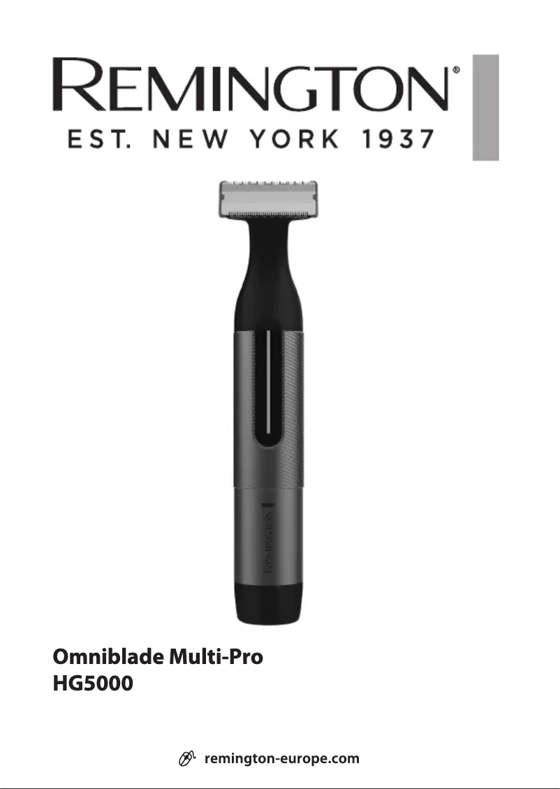 Page n°1 - Manuel utilisateur Remington Omniblade Multi Pro HG5000
