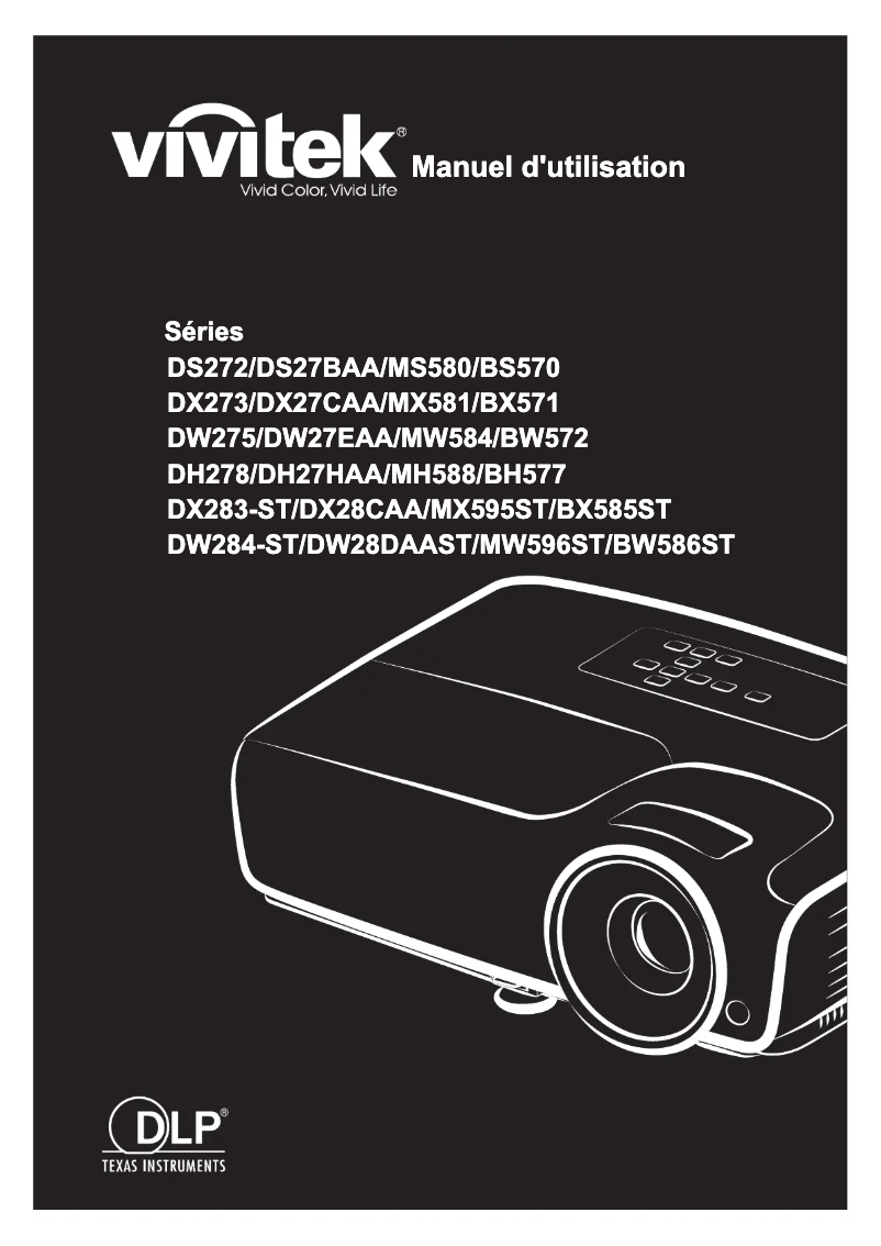 Image de la première page du manuel de l'appareil DX273