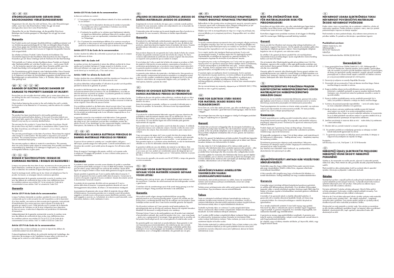 Page n°1 - Manuel utilisateur Miomare HG03523C