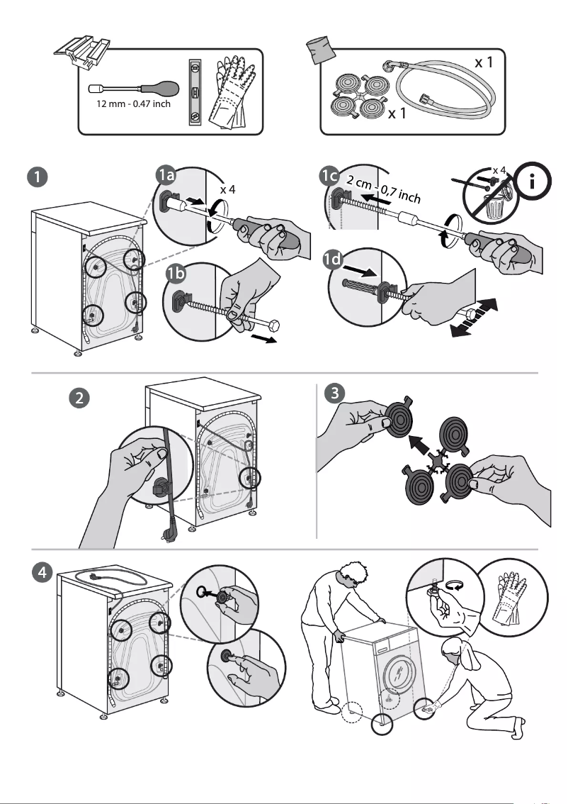 Page n°1 - Instructions de sécurité Privileg PWFV X 873 N