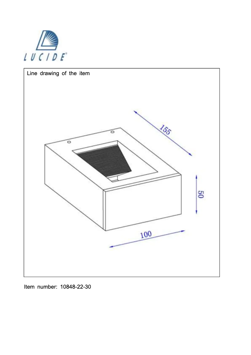 Page 1 de la notice Manuel utilisateur Lucide Karye
